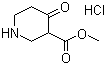 Methyl 4-oxopiperidine-3-carboxylate hydrochloride 56026-52-9